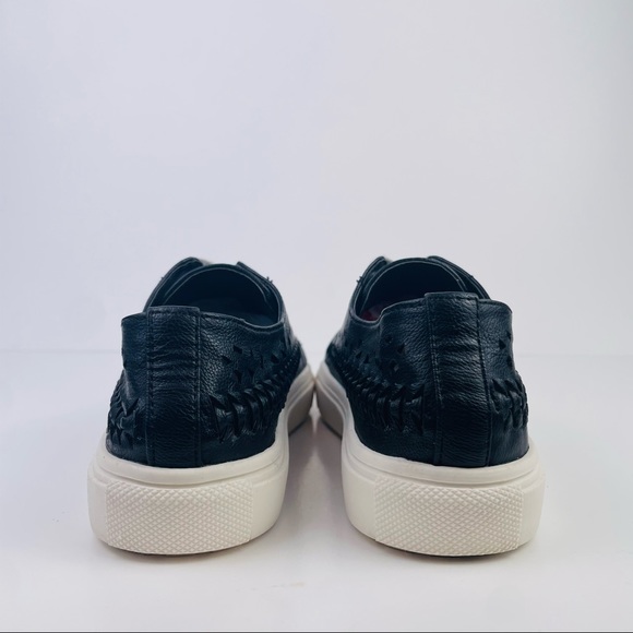 Sam Edelman Raina Black Faux Leather Lace Up Perforated Shoes Women’s Size 7M - Picture 4 of 12